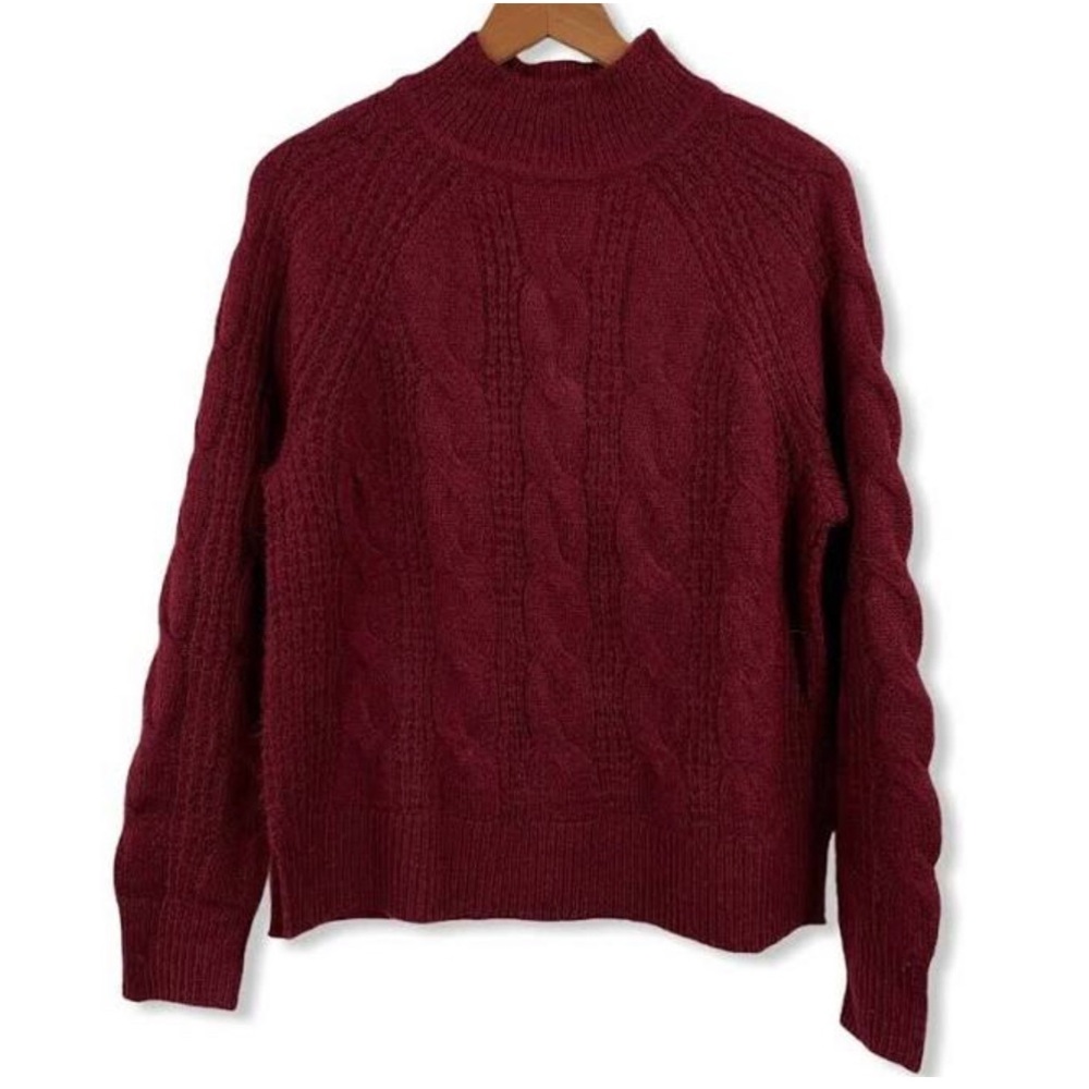 J. crew Cable Knit Alpaca Sweater